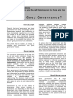 What is Good Governance?
