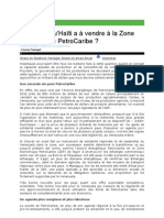 Haiti Et La Zone PetroCaribe