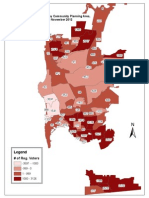 Change in Voter Registration by Community Planning Area, November 2005 - November 2012