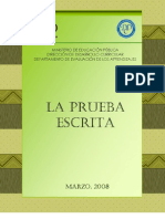 La Prueba Escrita