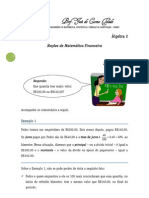 Exemplo de Módulo Didático NOÇÕES DE MATEMÁTICA FINANCEIRAa
