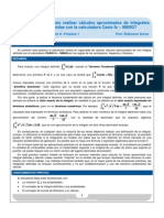 ¿Cómo Realizar Cálculos Aproximados de Integrales Definidas Con La Calculadora Casio FX - 9860G