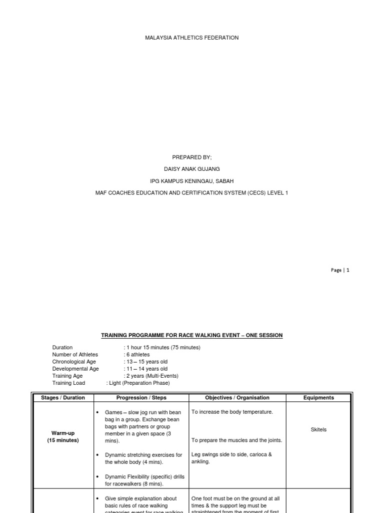 Race Walking PDF Walking Track And Field