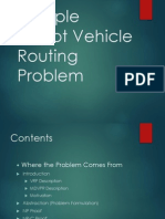 Multi Depot Vehicle Routing