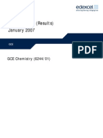 GCE Chemistry Mark Scheme