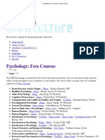 Psychology Free Courses