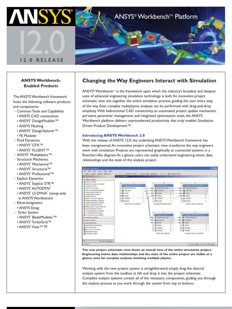 Ansys 12 Workbench Simulation Computer Aided Design