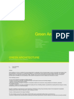 Green Architecture Guidelines