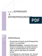 Entrepreneurship