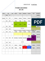 7th Grade Schedule 2013-2014