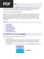 SIGTRAN (SS7 Over IP) : Notes: There Are Two Other IETF Standards Which Define Transport of PSTN Signaling (Non