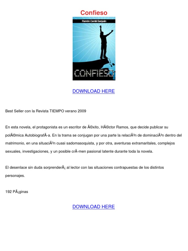 Confieso | PDF