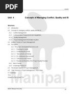 Unit 4 Concepts of Managing Conflict, Quality and IS: Structure