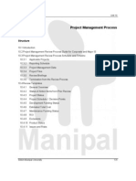 Unit 10 Project Management Process: Structure