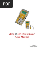 Metron SpO2 Simulator - User Manual