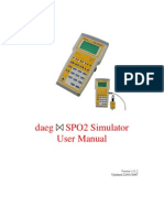 Metron SpO2 Simulator - User Manual