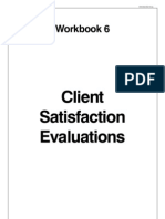 Client Satisfaction Evaluations 