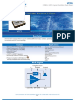 Description: LVPECL, LVDS Crystal Oscillator Data Sheet