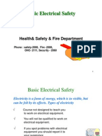 Basic Electrical Safety: Health& Safety & Fire Department