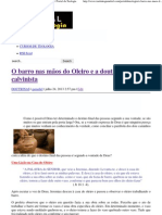 O Barro Nas Mãos Do Oleiro e A Doutrina Calvinista - Portal Da Teologia PDF