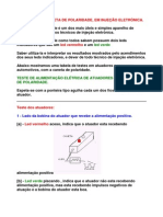 Teste atuadores caneta polaridade