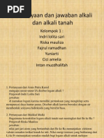 Download Pertanyaan Dan Jawaban Alkali Dan Alkali Tanah by Ori Peach SN160699622 doc pdf