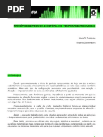 PRINCÍPIOS DE TÉCNICA E HISTÓRIA DO TEMPERAMENTO MUSICAL