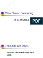 Chap 2.client Server Computing (Ch1,2)