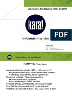 KARAT X ASPE - Prezentace Praha - 20090602