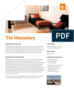 The Monastery: Description of Local Area Type of Rooms