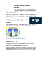 Definiciones de Las Técnicas de Modelización