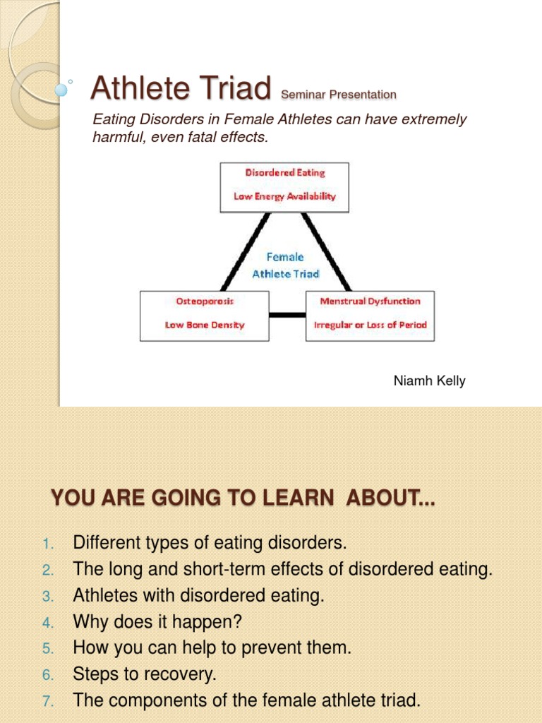 Athlete Triad: Eating Disorders in Female Athletes Can Have Extremely ...