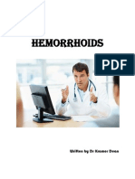 Hemorrhoids: Written by DR Kramer Dean