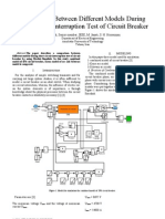 Comparison Between Different Models During Short Circuit Interruption Test of Circuit Breaker