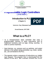 Programmable Logic Controllers: Introduction To Plcs