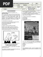 LISTA DE EXERCÍCIOS-INGLES - 1ºANO