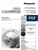 AV Control Receiver: Dear Customer