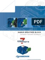 Namur Breather Block: Compact II Actuator Accessory