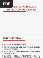 Prevention & Detection of CANCER