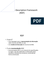 RDF como modelo de descrição no contexto biblioteconômico