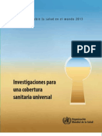 OMS Informe Sobre La Salud en El Mundo 2013