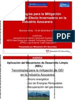 Tecnologas para La Industria Azucarera - Mitsubishi UFJ SEcurities Modificado