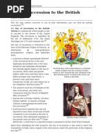Download Line of succession to the British throne by Kushal One SN16074913 doc pdf