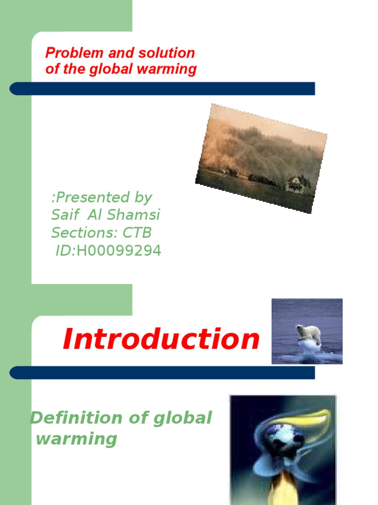 Global Warming Causes and Solutions | PDF