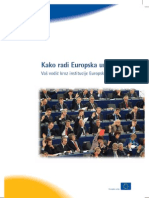 Kako Radi Europska Unija: Vaš Vodië Kroz Institucije Europske Unije