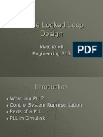 Phase Locked Loop Design