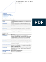 Lista de Funções de Planilha (Por Categoria) - Excel - Office