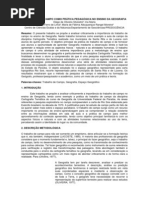 O TRABALHO DE CAMPO COMO PRÁTICA PEDAGÓGICA NO ENSINO DA GEOGRAFIA