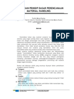 Proposal Kerja Praktek - Aturan Dan Prinsip Dasar Perencanaan Material Handling