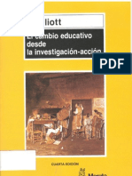 El Cambio Educativo Investigacion Accion PDF